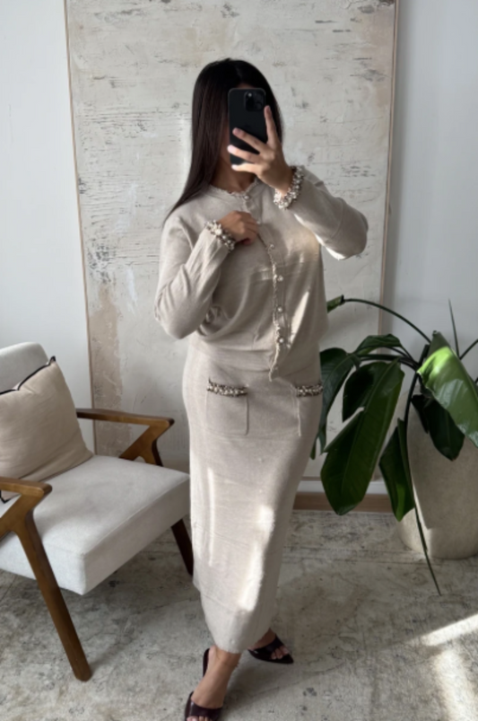 Amina set beige