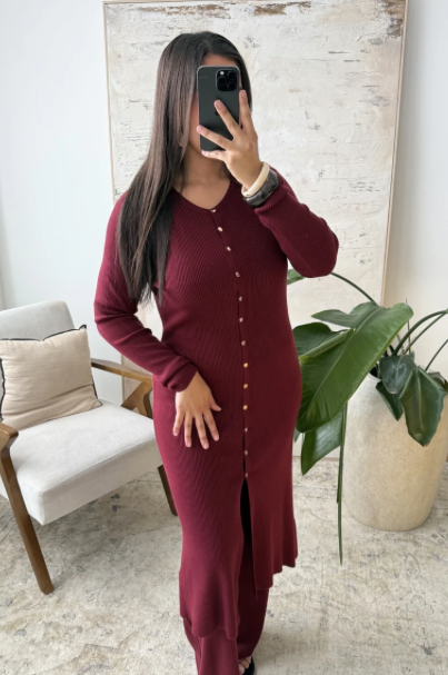 Jasmin set burgundy