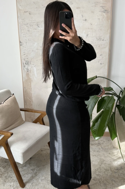 Amina set svart